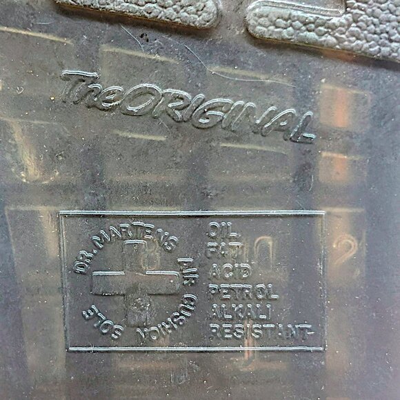 Dr. Martens Maple Zip Boots Black Steel Toe Work Leather Industrial Womens 10 - Picture 11 of 11